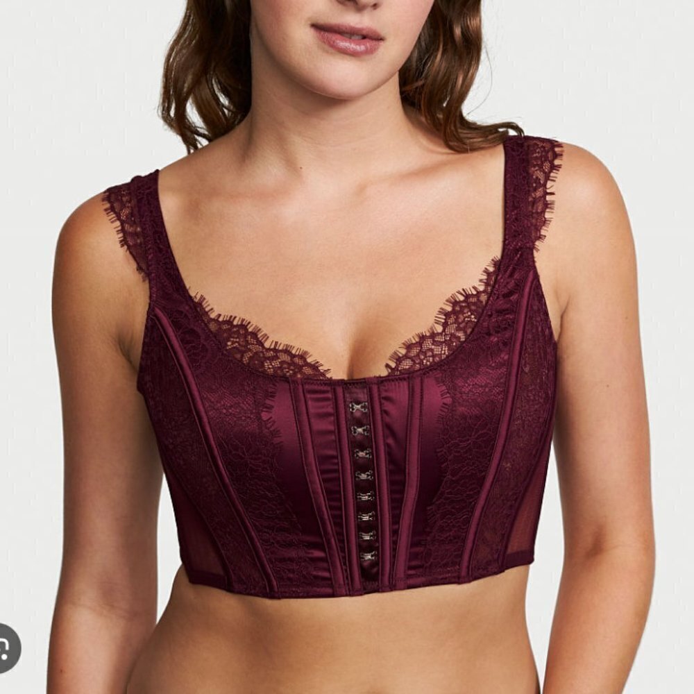 NWT Victoria’s Secret Hook and Eye Corset Top